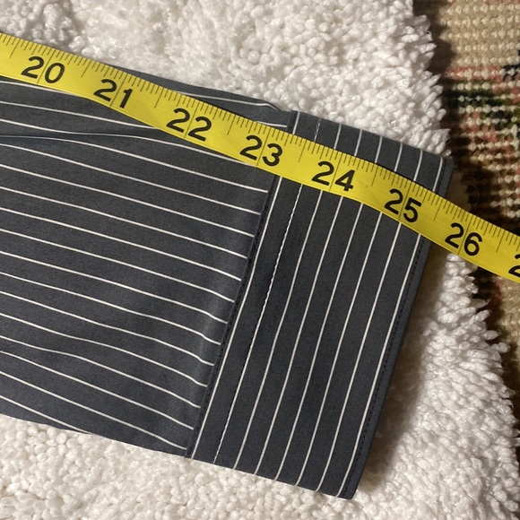 Mens EXPRESS L/S Button Down! Vertical Stripes! Dress Shirt LARGE Brand NEW!🔥🎄 - Picture 15 of 15